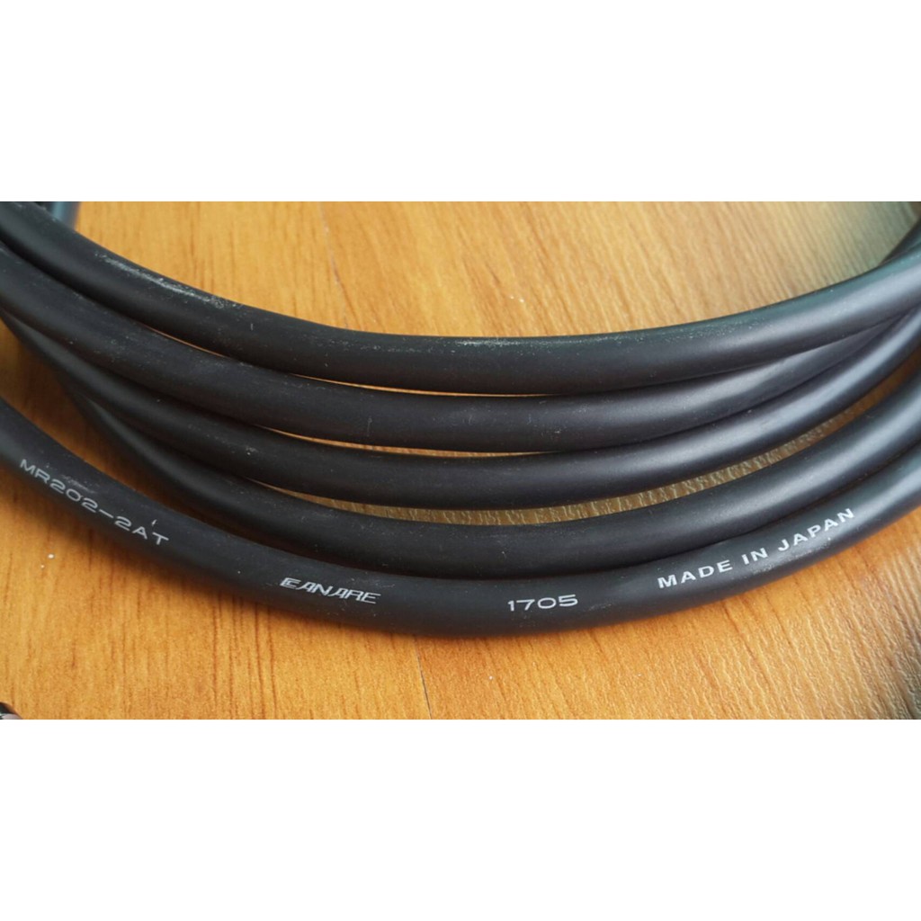 สายสัญญาณ RCA Canare MR202-2AT (MADE IN JAPAN) แจ็ค RCA wbt แบบขันล็อค  2 เส้น พร้อมใช้งาน