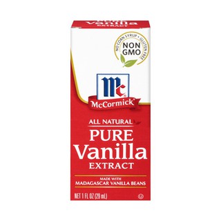 🔥The Best!! แม็คคอร์มิค กลิ่นวนิลาธรรมชาติ 29 มล. Mccormick Pure Vanill Flavour 29 ml