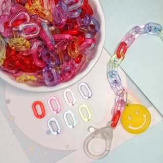 โซ่พลาสติก DIY โซ่สายคล้องหน้ากาก สายคล้องแมส