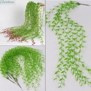 Artificial Rattan Home Classic Willow Fake Plants Plastic Hanging Garden Simulation Leaf DIY Lifelike Decoration