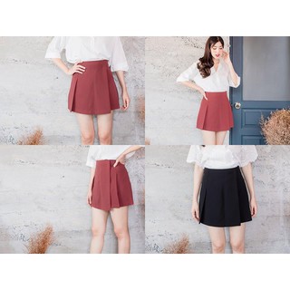 Drimine Black Skirt กางเกงกระโปรง ขาสั้น