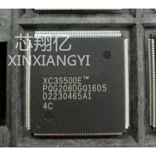 ชิปซีรีส์แพ็คเกจ QFP XC3S500E-4PQG208C QFP208 ใหม่เอี่ยม