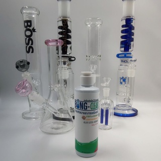 BONG CLEAR No scrub Glass Cleaner น้ำยาล้างบ้อง ประสิทธิภาพสูง เขย่าแล้วใช้ได้ทันที