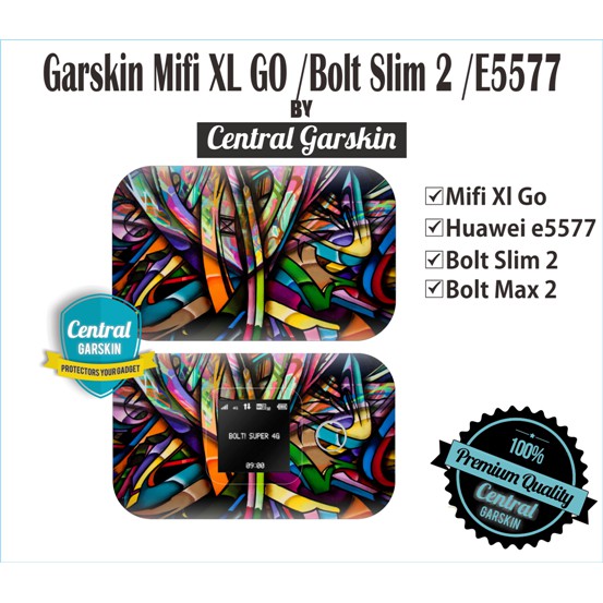 Garskin Huawei E5577 Garskin Mifi XL GO Garskin Bolt Slim 2 - GRAVITY