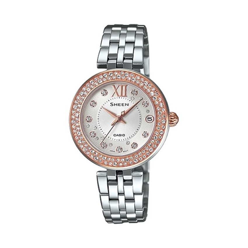 Casio นาฬิกาผู้หญิง สายสแตนเลส รุ่น SHE-4515D-1