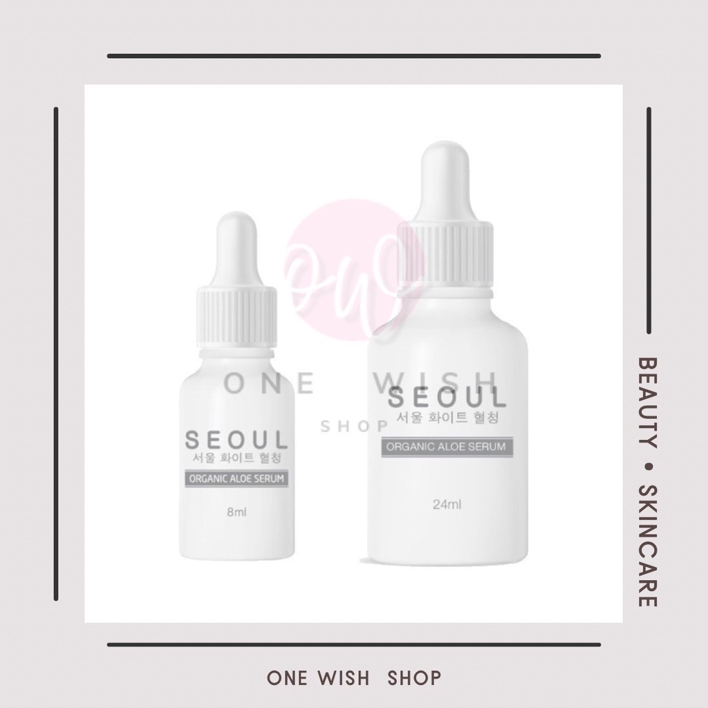 โซล อโลเวร่าเซรั่ม Seoul Organic Aloe Serum✨