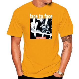 เสื้อยืดผ้าฝ้ายพรีเมี่ยม เสื้อยืด ผ้าฝ้าย พิมพ์ลาย FACE TO FACE Prison Bars Skate สไตล์พังก์ ไซซ์ S M L XL 2XL แฟชั่นยอด