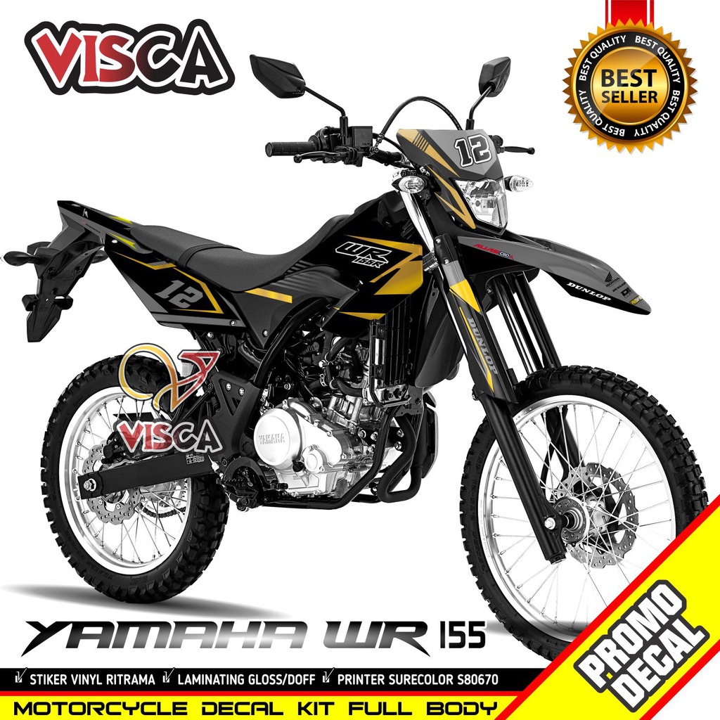 Decal WR 155 Full Body Super Moto สติกเกอร์ WR 155 Full Body Decal WR 155R Full Body Decal WR 155 Fu