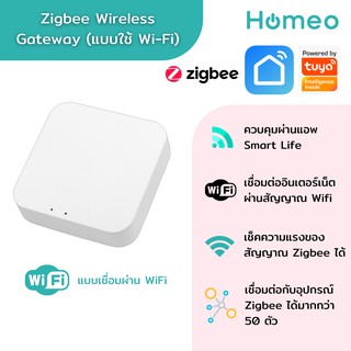 Tuya Zigbee Wireless Gateway Hub เกตเวย์ Zigbee สำหรับเชื่อมต่ออุปกรณ์