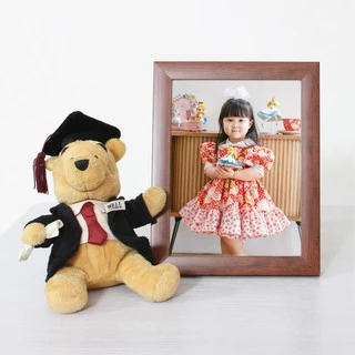 รูปฟรี!! อัดรูปใส่กรอบ A4 และขนาดอื่น ของขวัญ วันเกิด ตกแต่งบ้าน วางแนวตั้ง นอน แขวน ขอบหนา 2ซม.