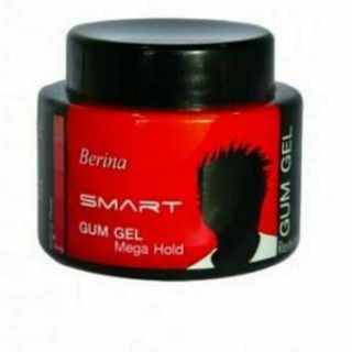 🍅Berina Smart Gum Gel Mega Hold เบอริน่า สมาร์ท กัม เจล สูตรเมกะโฮลด์ เพื่อการจัดแต่งทรงผมให้อยูทรง (กระปุกแดงดำ)