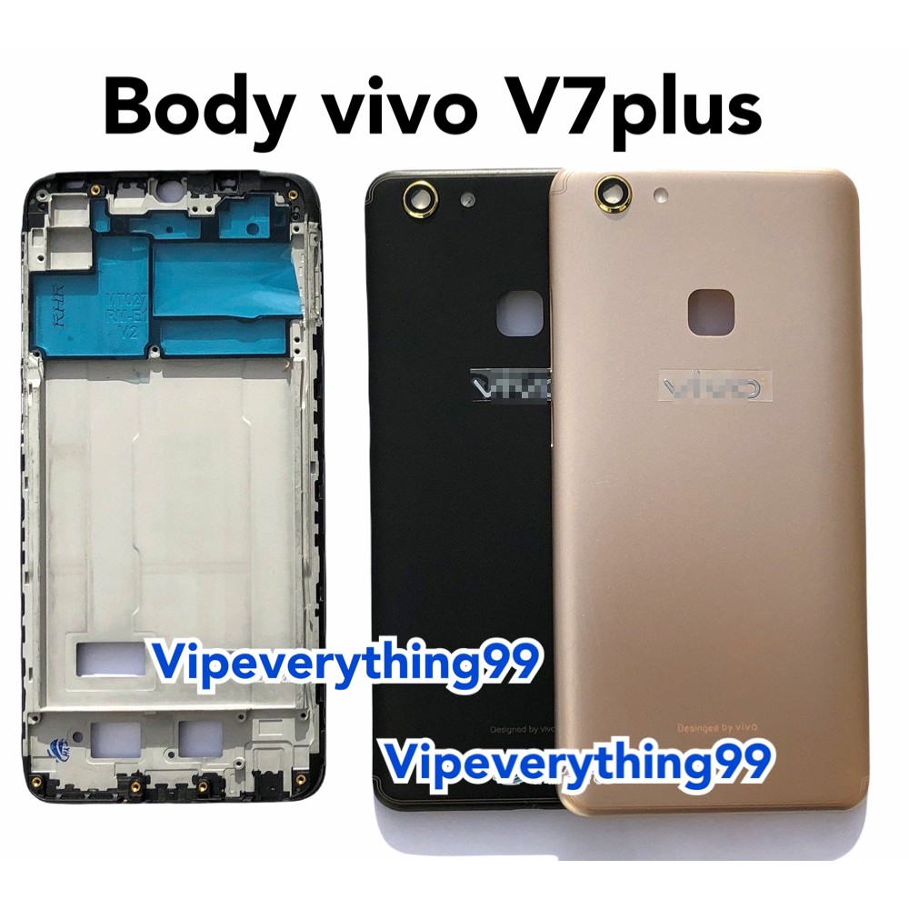 บอดี้ ViVO V7 plus V7+ เคสกลาง+ฝาหลัง ViVO V7 plus V7+ หน้ากาก body ViVO V7 plus V7+ ชุดบอดี้พร้อมฝา