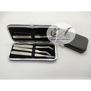ชุดอุปกรณ์สำหรับต่อขนตาTweezers เชต4ชิ้นตามรูป