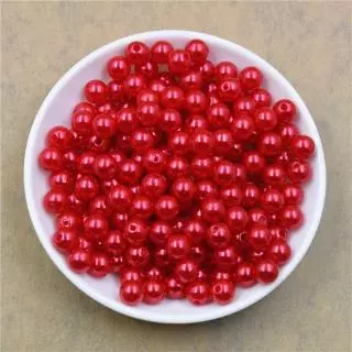 St.kunkka 400/100Pcs 3-12 มม.ลูกปัด อะคริลิค ไข่มุกจำลองอะคริลิคทรงกลม สำหรับทำเครื่องประดับ ขนาด