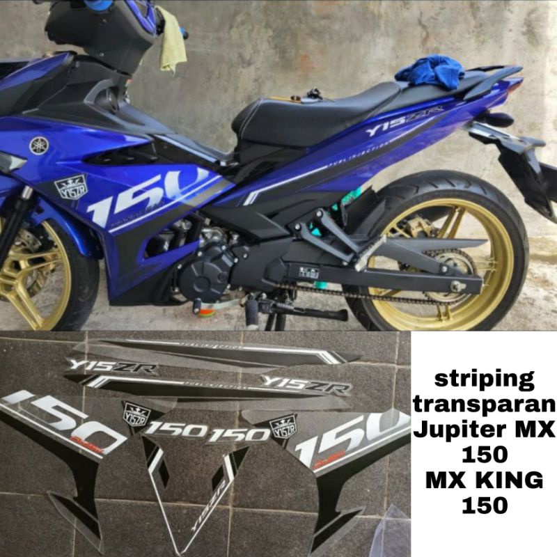 YAMAHA JUPITER MX 150 / MX KING 150 STRIPING เส้นสีดําและขาว