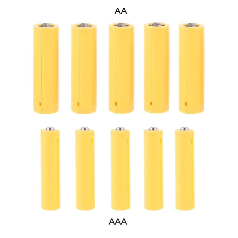 5Pcs AA AAA Size Dummy Fake  Setup for Shell Placeholder Cylinder Conduct