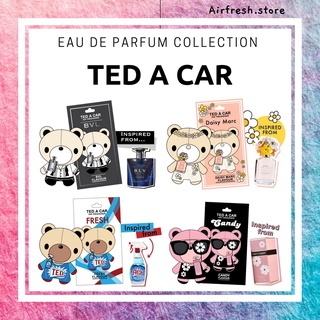 Ted a car พร้อมส่ง 💥ใช้น้ำหอมจาก UK ของแท้ 💥 แผ่นน้ำหอม ปรับอากาศ เท็ดอะคาร์ ราคาส่ง น้ำหอมในรถยนต์ กลิ่นน้ำหอมแบรนด์เนม