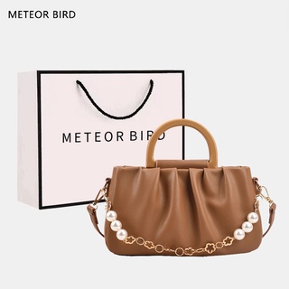 Meteor BIRD กระเป๋าถือ กระเป๋าสะพายไหล่ ขนาดเล็ก เกรดสูง แฟชั่นสําหรับสตรี