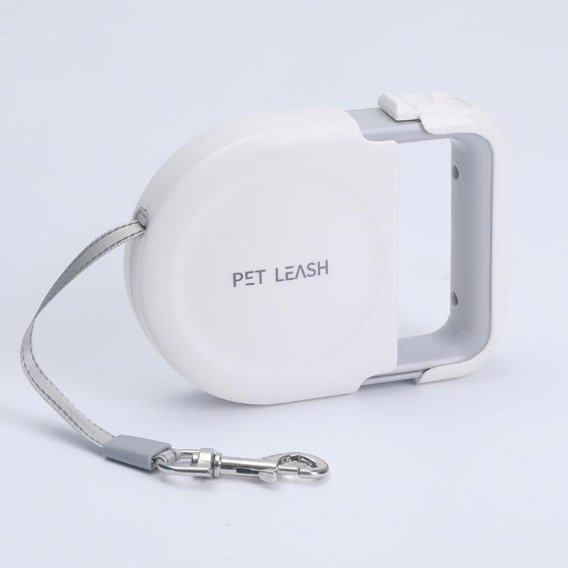สายจูงสุนัข：5M Automatic Telescoic Dog Tractor Retractable Leash Candy