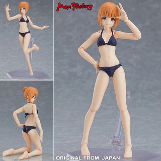 Model Figma งานแท้ Original ฟิกม่า ฟิกเกอร์ Max Factory Good Smile Company รุ่น Female Swimsuit Body Emily เอมิลี่