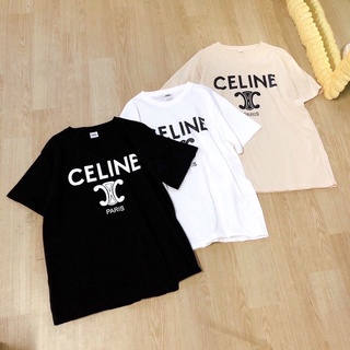 cotton t-shirt เสื้อยืดคอกลมผ้าคอตตอน  เสื้อยืดลายเเบรนด์