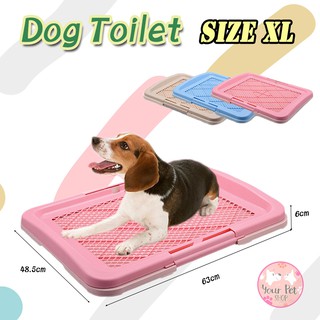 ห้องน้ำสุนัข ห้องน้ำหมา Size XL แบบมีเสา 63x48.5x6cm พร้อมส่งจากไทย by Your Pet Shop พร้อมส่งจากไทย Aspet