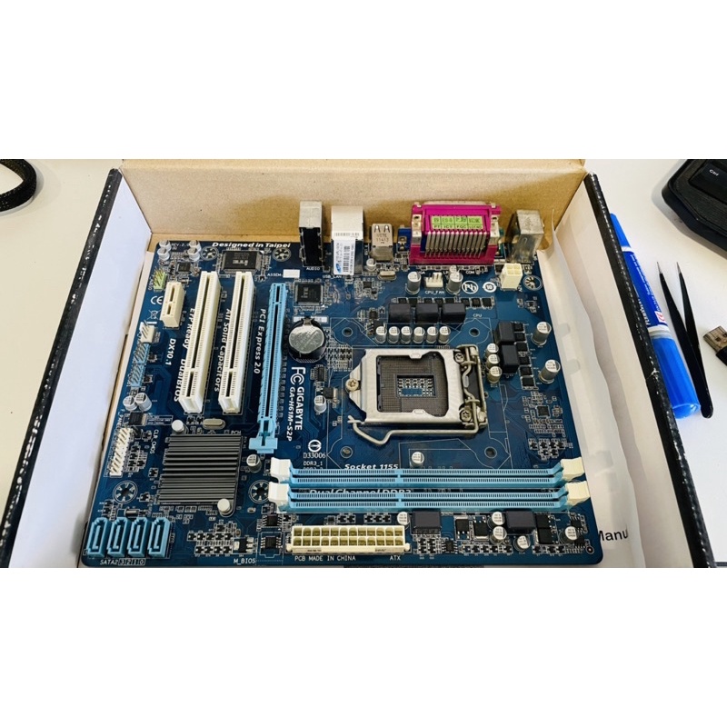 Mainboard 1155(DDR3)Gigabyte H61M-S2P มือสอง #2106221247