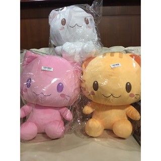 Toreta &amp; Friends - Big Plushy Fluffy Color Set Cat ~ Moufu ~ [Toreba Exclusive] เซ็ต แมวสามสี ญี่ปุ่น Japan มือ 1