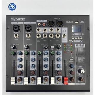 MIXER มิกเซอร์ myNPE CX62FX คาราโอเกะ เอฟเฟค บลูทูธ USB mix เครื่องเสียง EFFECT BT