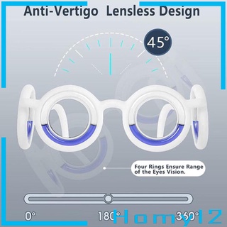 [HOMYL2] Anti- Motion Sickness Glasses Airsick Sickness Nausea Relief Lensless Glass