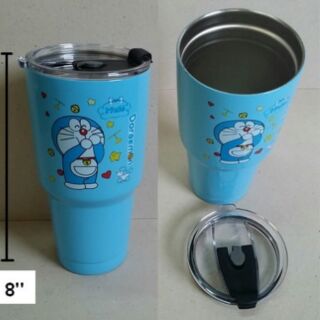 แก้วเก็บร้อนเย็น โดราเอม่อน Doraemon ขนาดสูง 8 นิ้ว