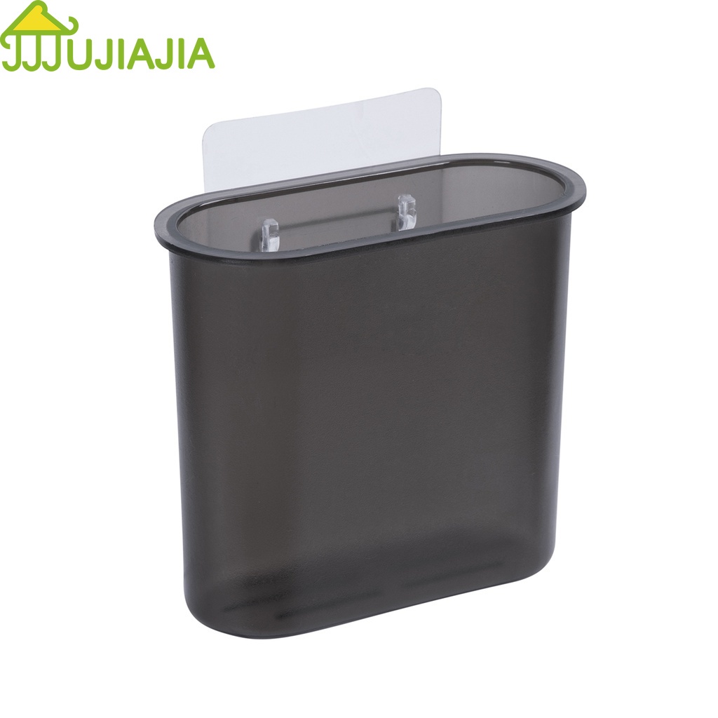 Jujiajia ฟรี กล่องเก็บแปรงสีฟันแบบแขวนติดผนังแบบติดผนัง