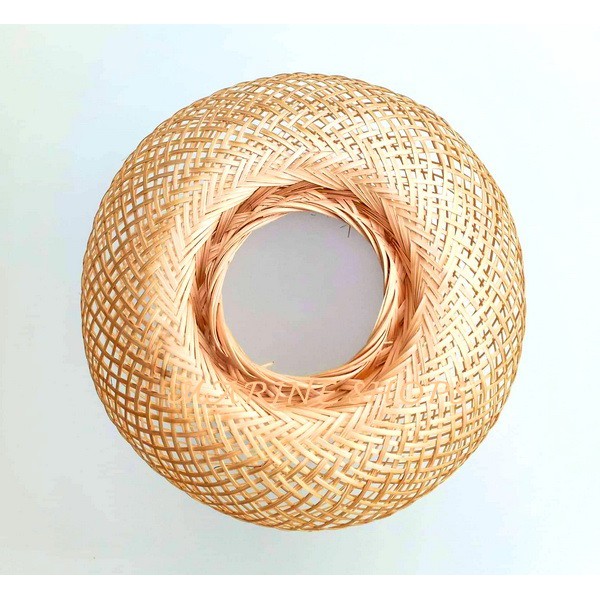 MARINE SHOPS มารีน ช็อป  โคมไฟไม้ไผ่สาน จักสาน ประดับ ตกแต่ง เพดาน  ทรงสุ่มยาว สุ่ม - รูปที่ 2