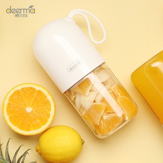 Deerma DEM NU01 Portable Juicer Blender เครื่องปั่นผลไม้แบบน้ำหนักเบา พกพาสะดวก ไร้สาย มีแบตเตอรี่ในตัว