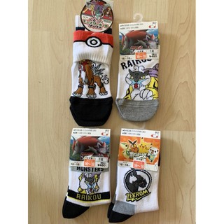 ✨สินค้ามือหนึ่ง✨ ‼️เซต 4 คู่‼️สุดคุ้ม😍 ถุงเท้า🧦 Pokemon (นำเข้าจากญี่ปุ่น🇯🇵)