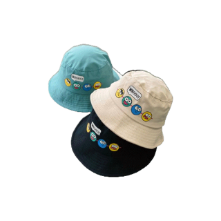 พร้อมส่งจากไทยหมวกเด็ก 1-4 ขวบ ❤️หรือรอบศรีษะ49-52 cm. หมวกบักเก็ตเด็ก มีสายรัดคางปรับได้หมวกปีกรอบ หมวกแฟชั่น Bucket