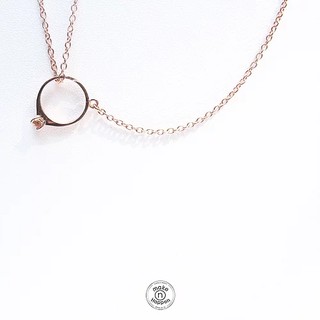 make_n_happen แหวน Love ring necklace Diamond Champaign รหัส 026