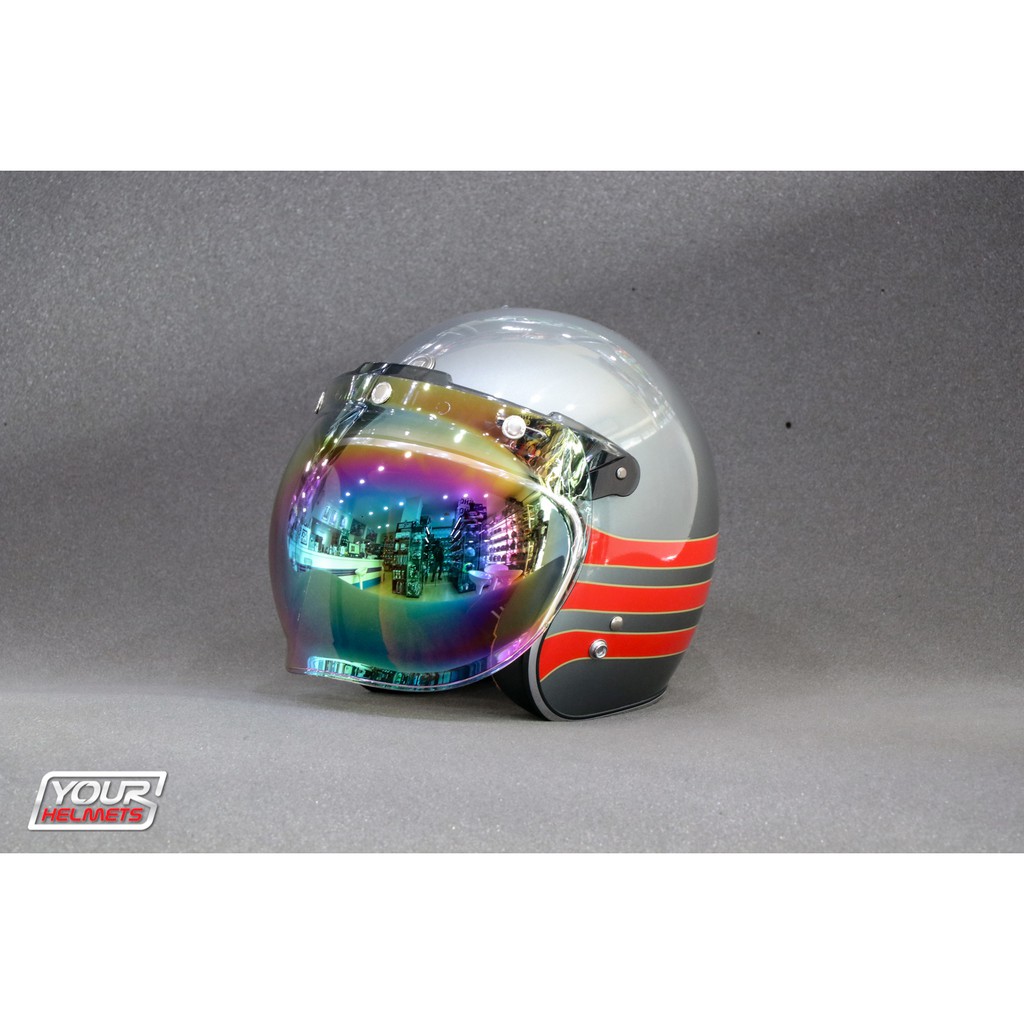 ชิลด์หมวกกันน็อค VISOR AVEX BUBBLE ADEPTER (เปิดได้)