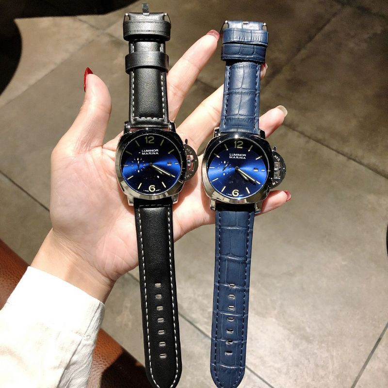 LUMINOR นาฬิกาผู้ชาย Swiss quartz สแตนเลส Domineering Big lumminor Series ของขวัญนาฬิกาสําหรับผู้ชาย 44 มม.