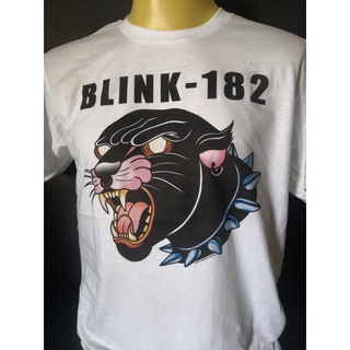 เสื้อวงนำเข้า Blink-182 Black Panther Green Day Bad Religion Nofx Rancid Skate Punk Rock Style Vintage T-Shirt