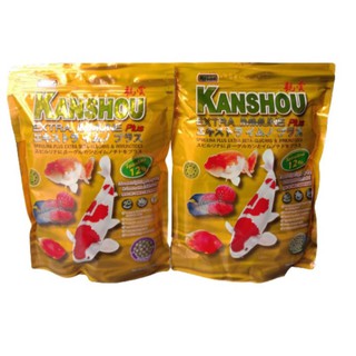 อาหารปลาคาร์ฟ KANSHOU คันโชทอง สูตรสาหร่าย 12% ขนาด 2 ปอนด์