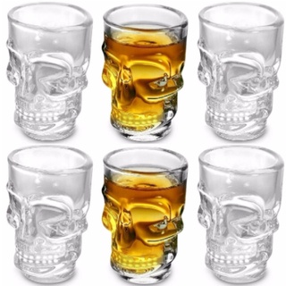 6PCS 45Ml Skull Shot