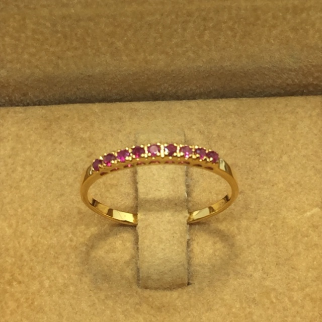 แหวนทองแท้พลอยทับทิมแท้สวยๆ