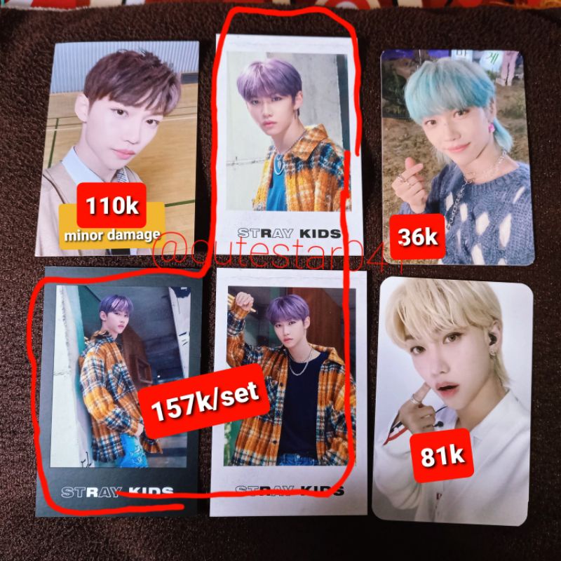 LEE Photocard felix hyunjin pc stray kids skz อัลบั้มเท่านั้น benefit chrismast evel cevel รูปแบบ d9