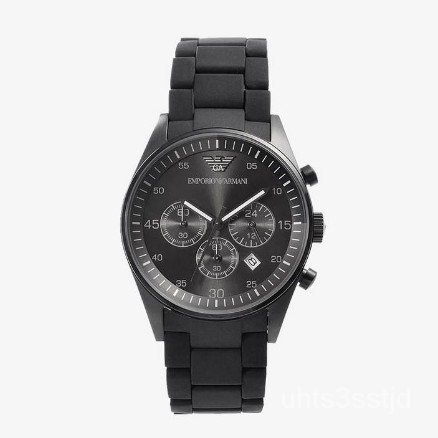 EMPORIO ARMANI นาฬิกาข้อมือผู้ชาย รุ่น AR5889 Classic Men's Black Sportivo - Black neOL