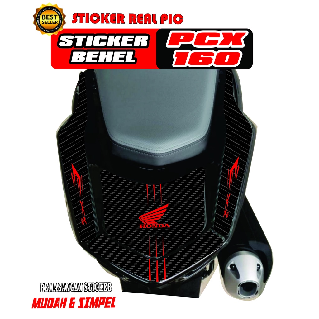 HONDA PCX 160 AL HONDA PCX 160 REAR BRACES TANKPAD สติ๊กเกอร์