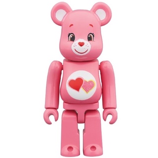 (ของแท้) BE@RBRICK × Care Bears Love-a-Lot Bear 100%  (Bearbrick)