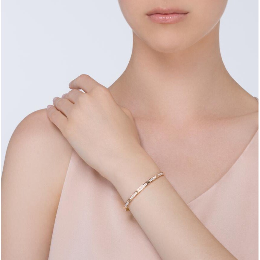 Cartier Love Bracelet Small Model Pave Pink Gold Diamonds Oz9l Shopee Thailand