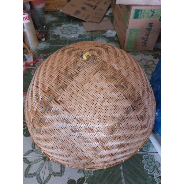 ฝาชี ฝาครอบอาหาร ฝาชี25นิ้ว ฝาชีจักรสาน