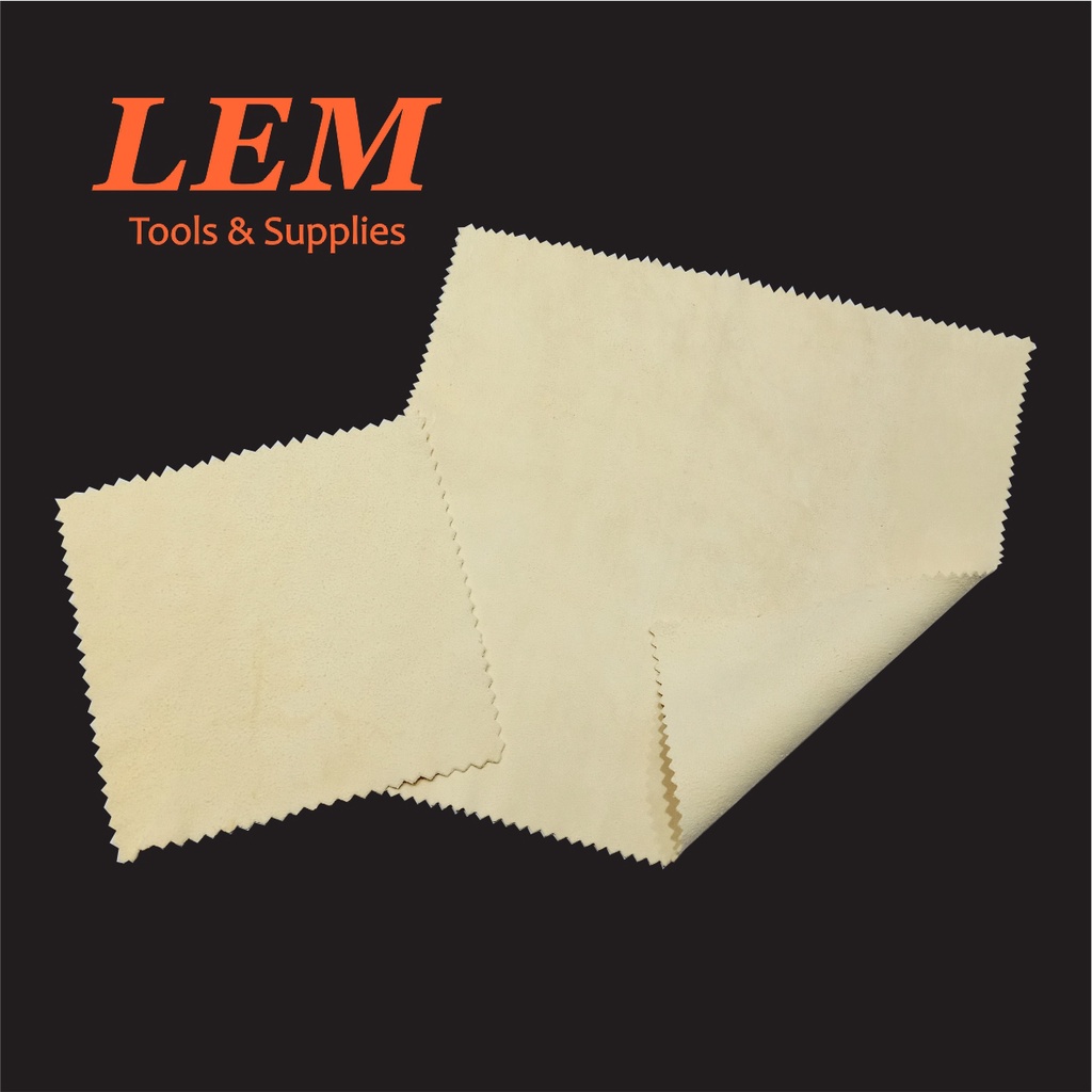 Lemtools ผ้าขัดทําความสะอาดเพชร พลอย หนังชามัวร์ คุณภาพสูง ไม่มีรอยขีดข่วน ประดับมุก สีทอง